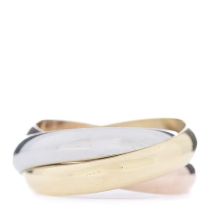 Cartier 18K Pink Yellow White Gold Classic Trinity Ring 56 7.5 3 of 6