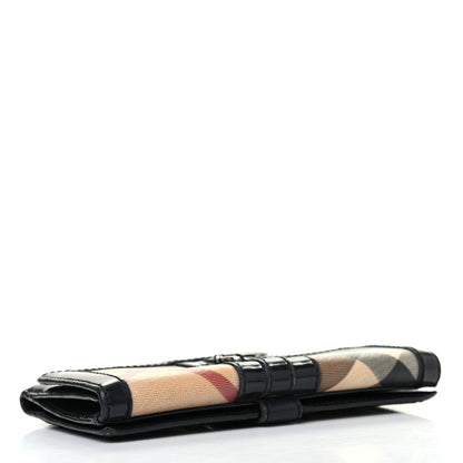 Burberry Nova Check Continental Wallet Black 4 of 12