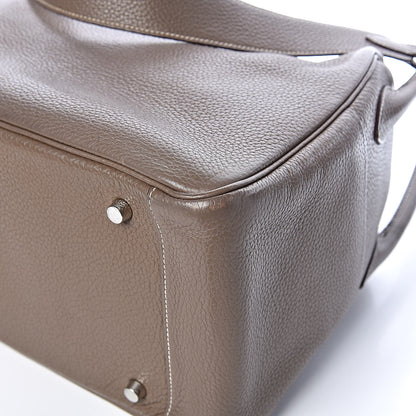 Hermes Taurillon Clemence Lindy 34 Etoupe 13 of 14