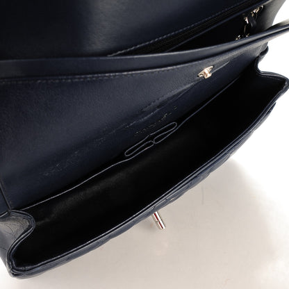 Chanel Lambskin Quilted Medium Double Flap Navy 5 of 8