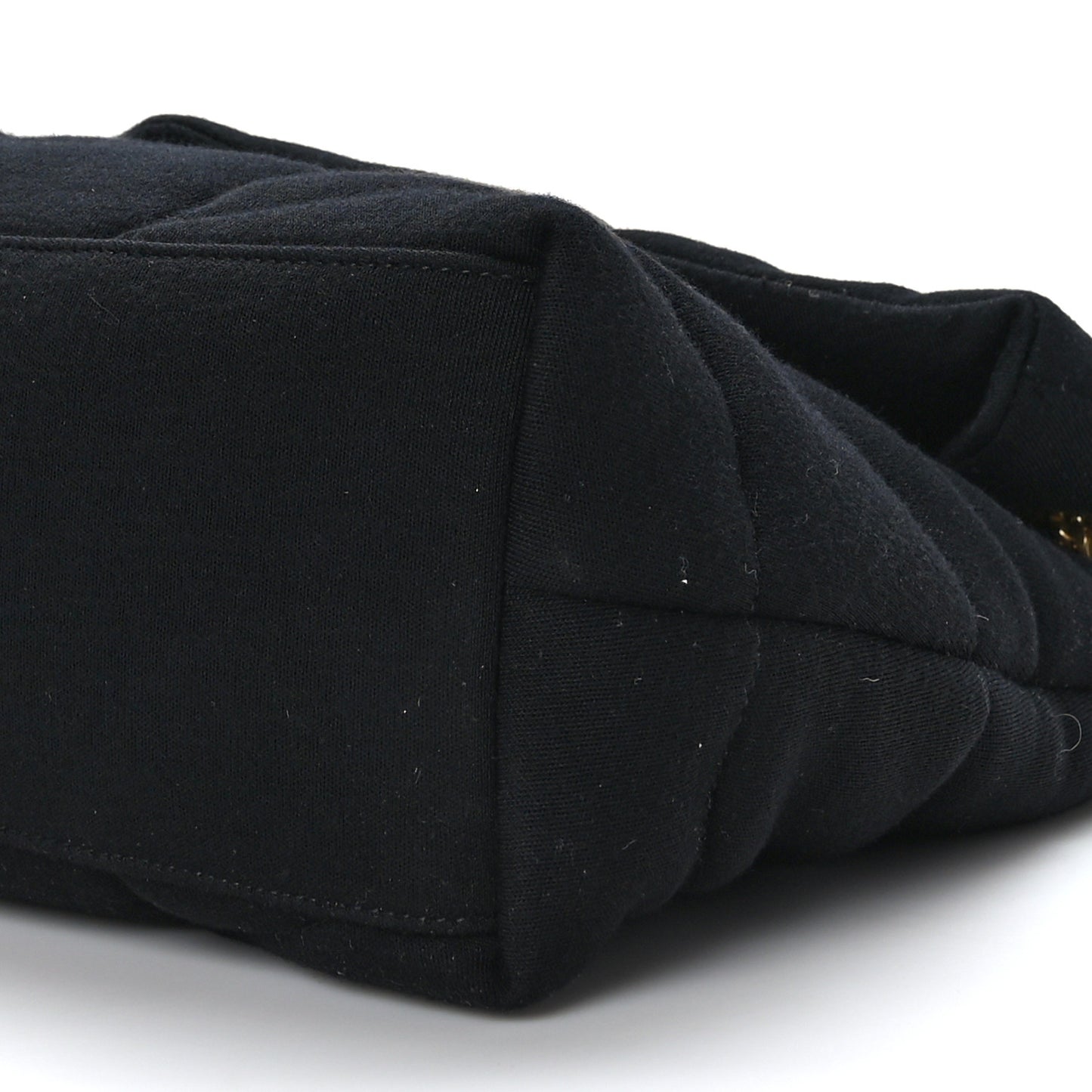 Wool Jersey Quilted Medium Loulou Puffer Monogram Chain Satchel Black