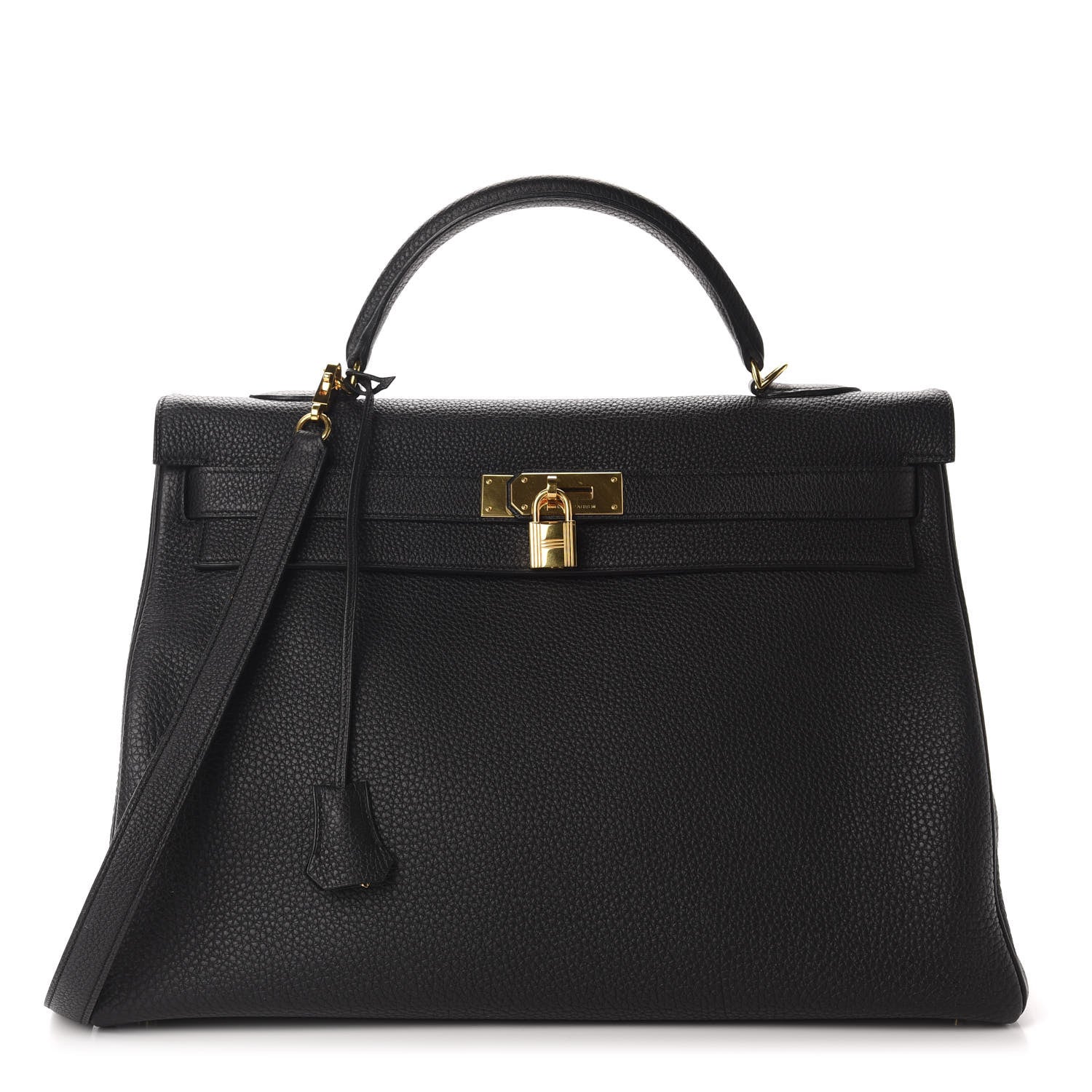Hermes Togo Kelly Retourne 40 Black 1 of 37
