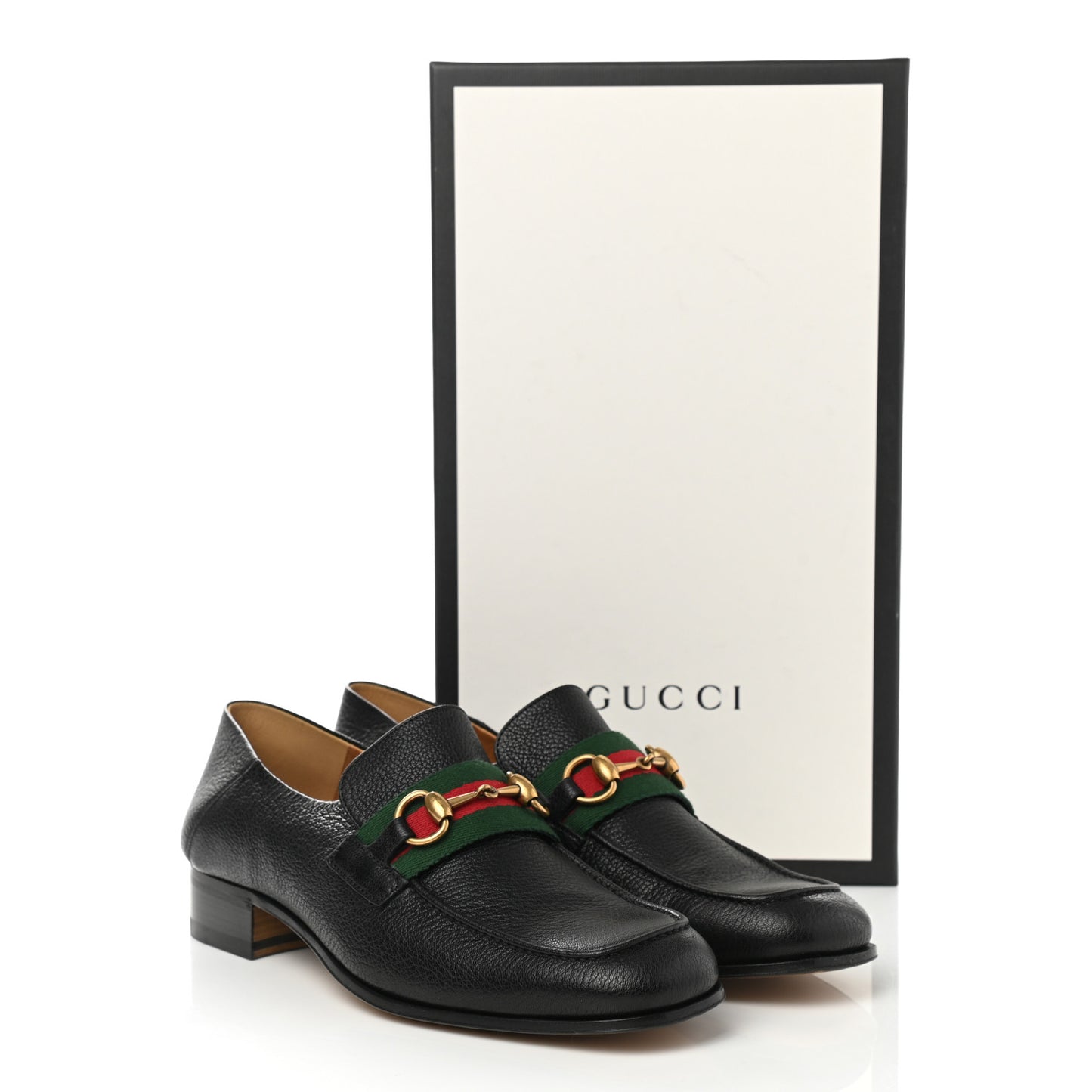 Havely Kid Web Mens Horsebit Loafers 8.5 Black