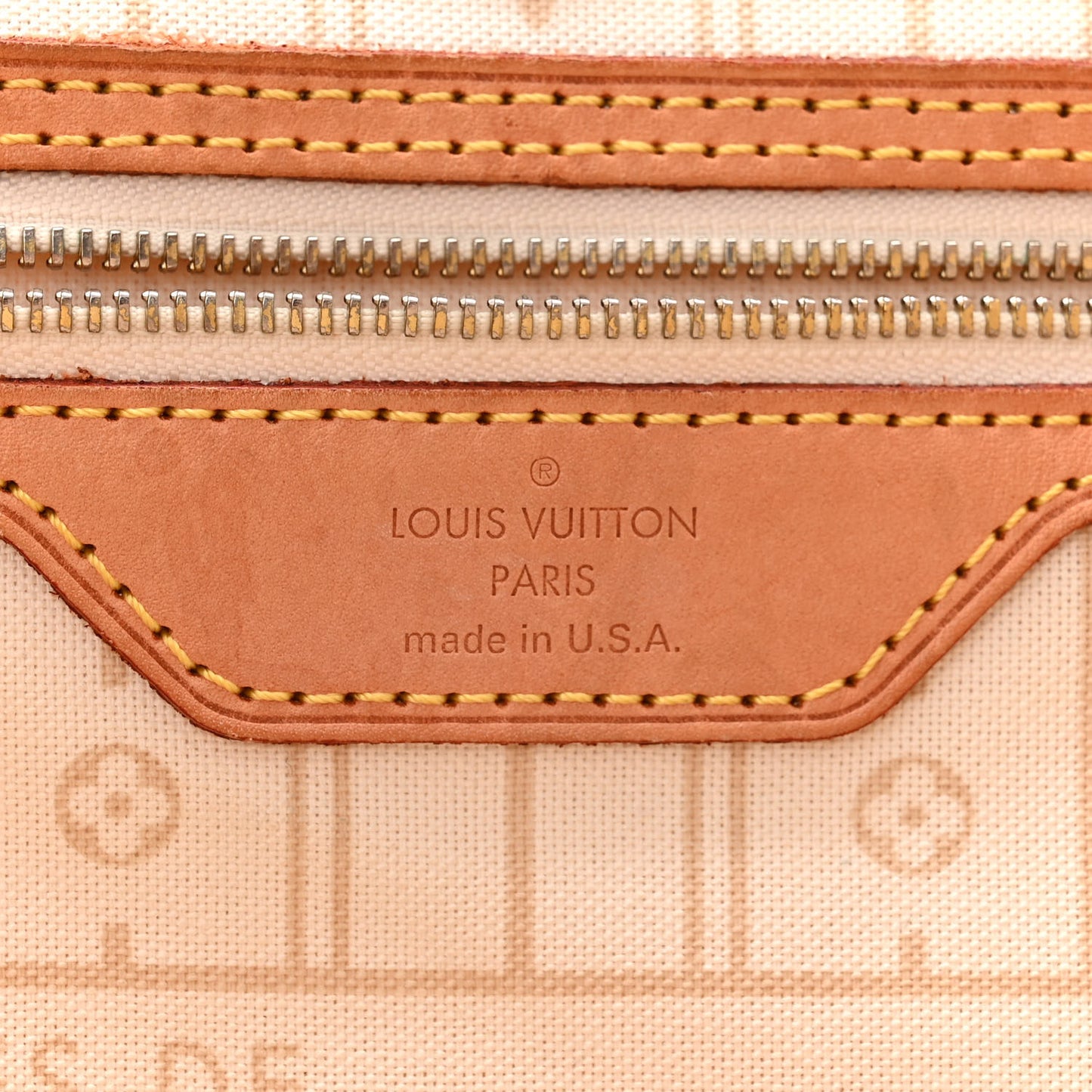 LOUIS VUITTON Damier Azur Neverfull GM