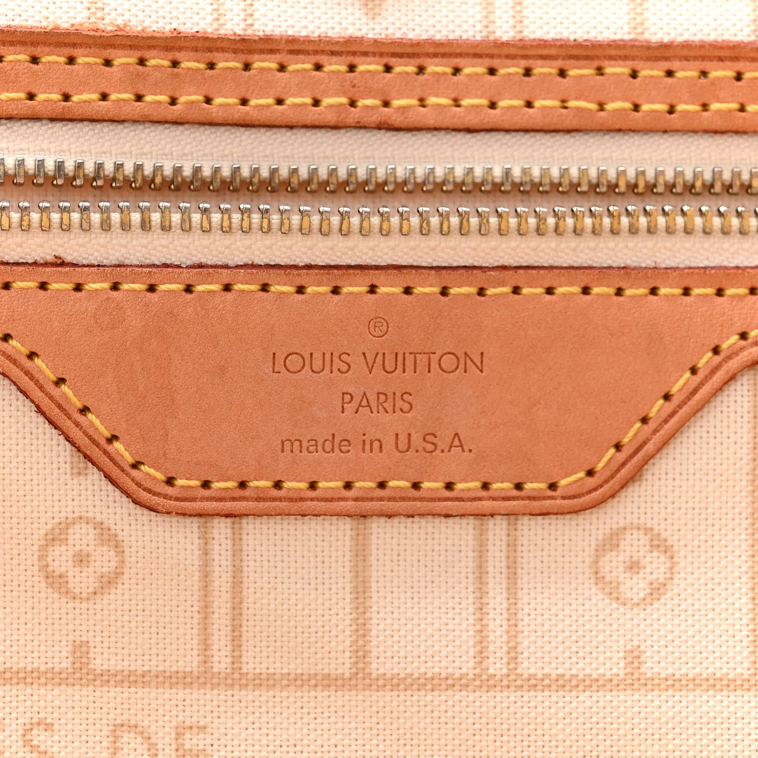 Louis Vuitton LOUIS VUITTON Damier Azur Neverfull GM 6 of 9