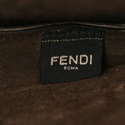 Fendi Vitello Bellagio Medium Fendi Flip Cognac Black 7 of 10
