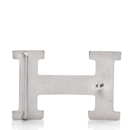 Hermes Polished Palladium 32mm H Belt Buckle Silver 3 of 4