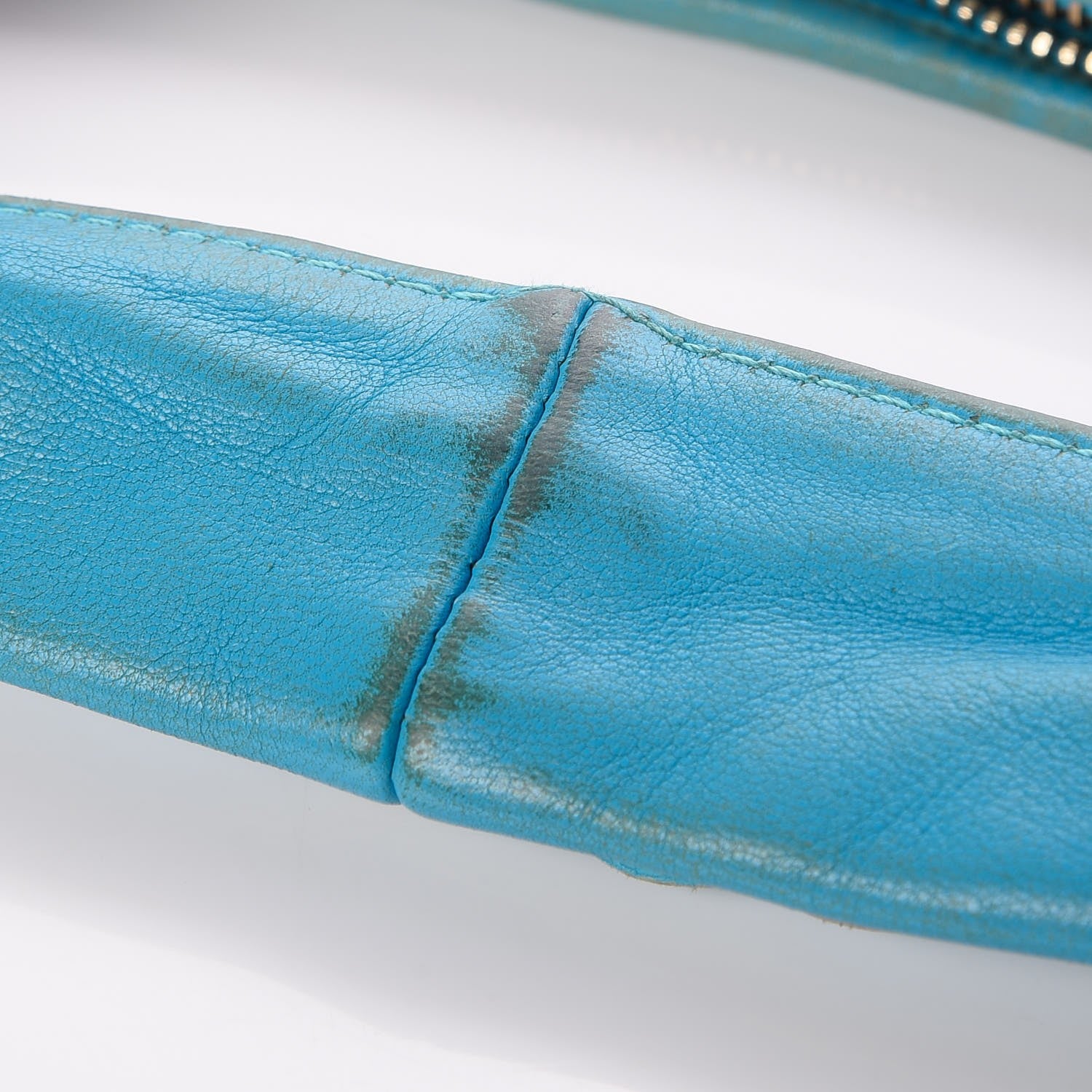 Bottega Veneta Nappa Intrecciato Medium Veneta Hobo Turquoise 5 of 12