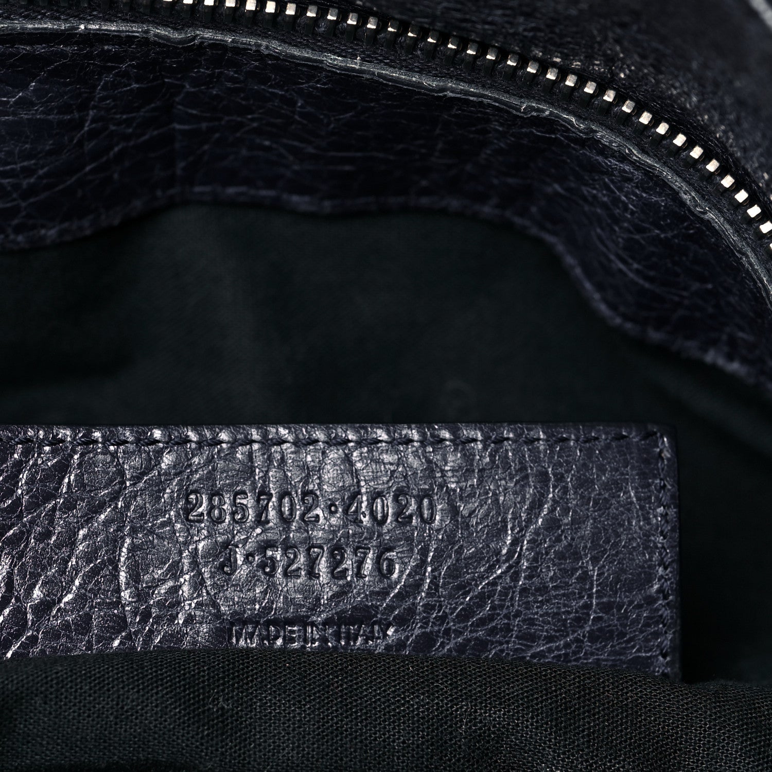 Balenciaga Agneau Classic Hardware Small Squash Duffel Bag Bleu Nuit 7 of 17