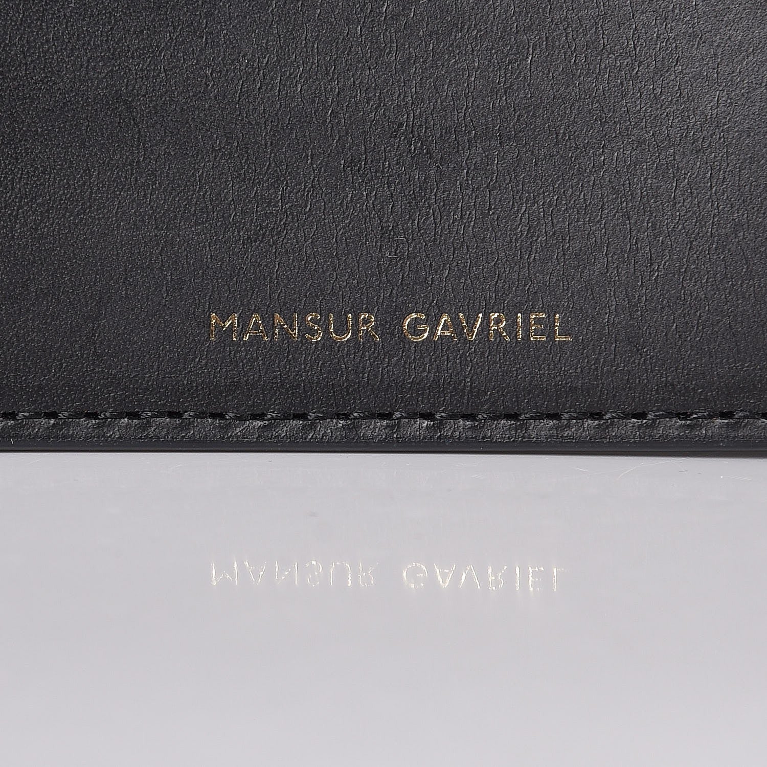 Mansur Gavriel Vegetable Tanned Calfskin Bucket Bag Black Flamma 7 of 22