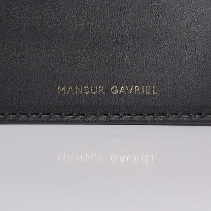 Mansur Gavriel Vegetable Tanned Calfskin Bucket Bag Black Flamma 9 of 28