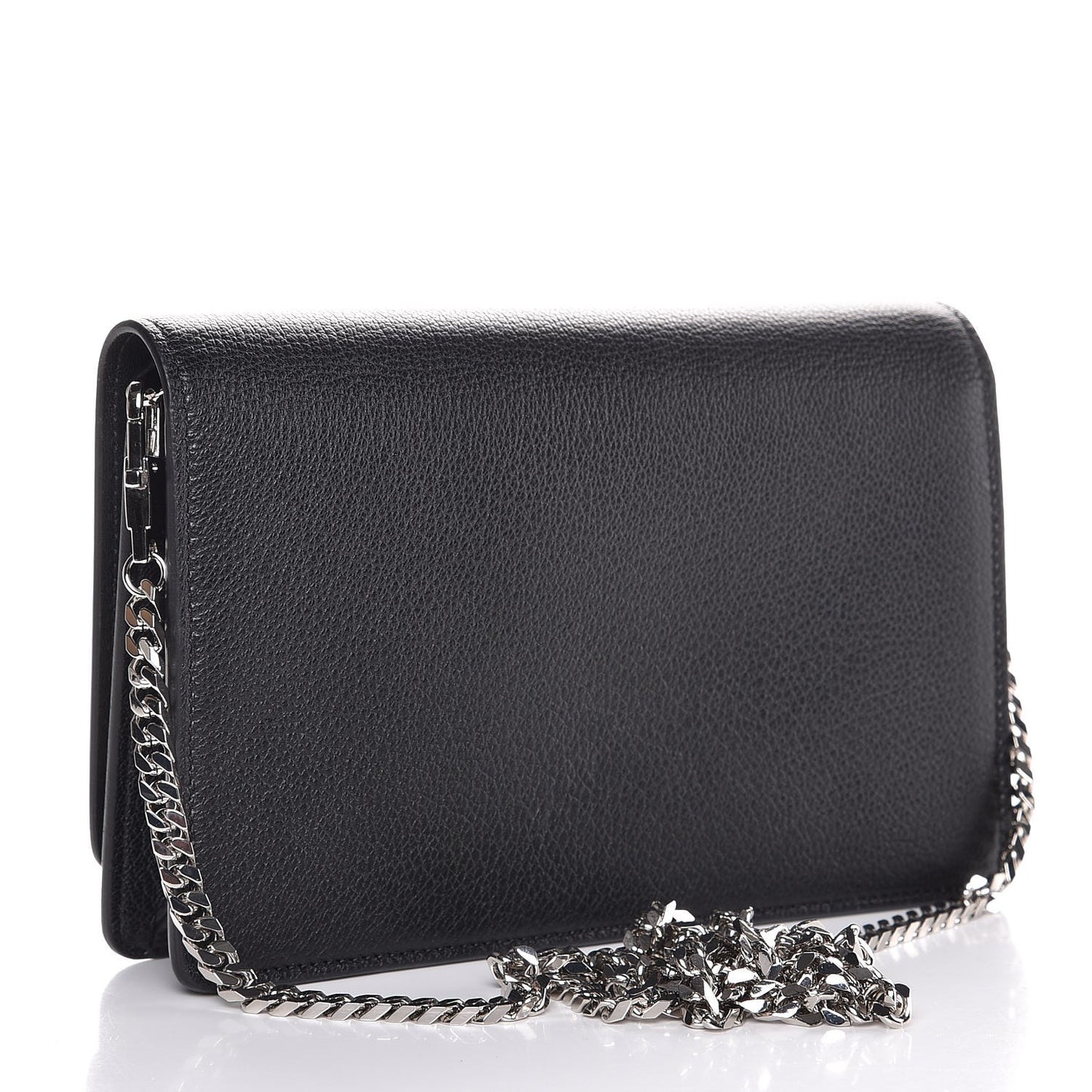Sugar Goatskin Pandora Chain Wallet Black