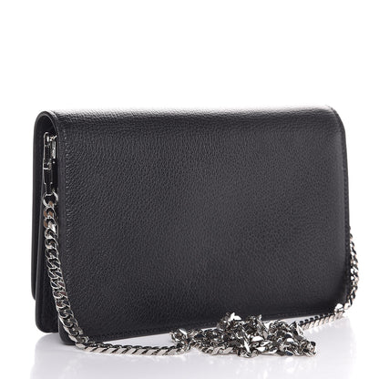 Givenchy Sugar Goatskin Pandora Chain Wallet Black 3 of 6