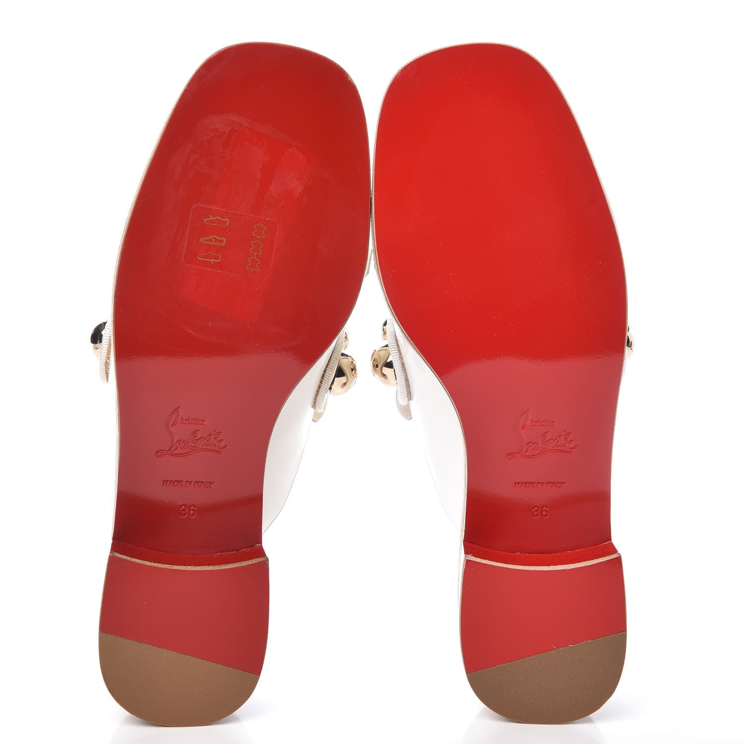 Christian Louboutin Calfskin Octavian Mula 36 Latte 7 of 10
