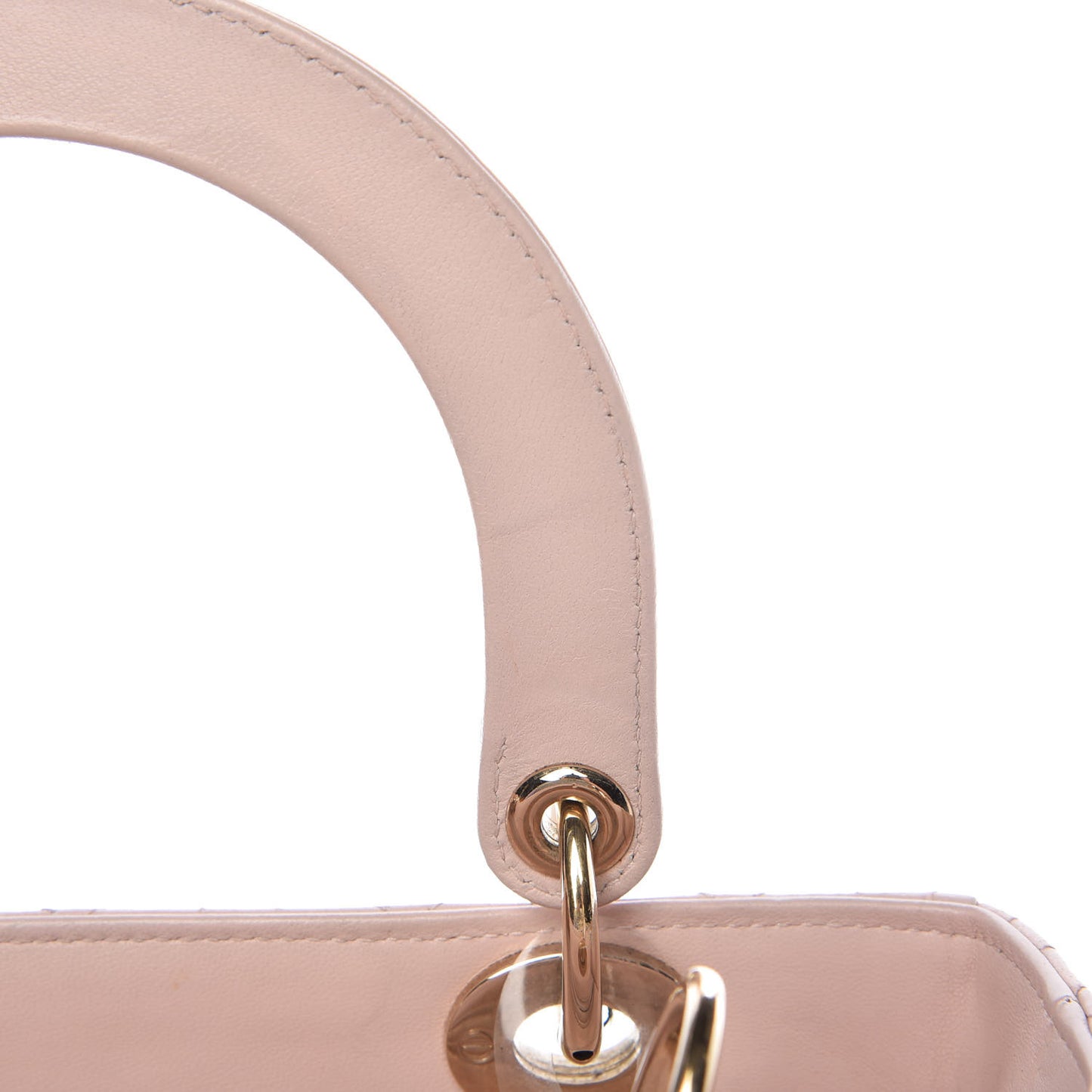 Lambskin Cannage Medium Lady Dior Light Pink