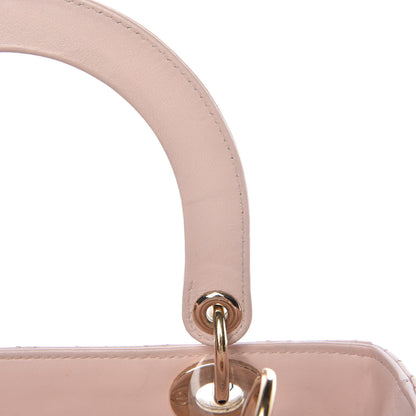 Christian Dior Lambskin Cannage Medium Lady Dior Light Pink 13 of 17