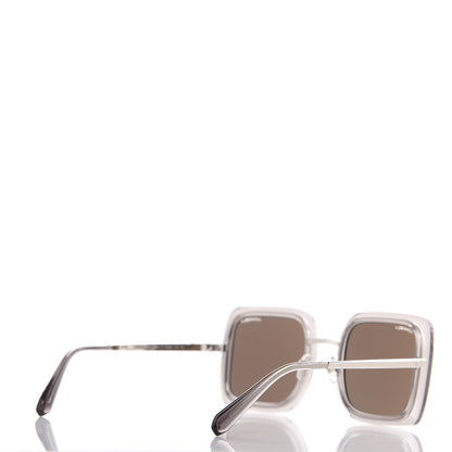 Chanel Mirror Square Sunglasses 4240 Grey 4 of 6