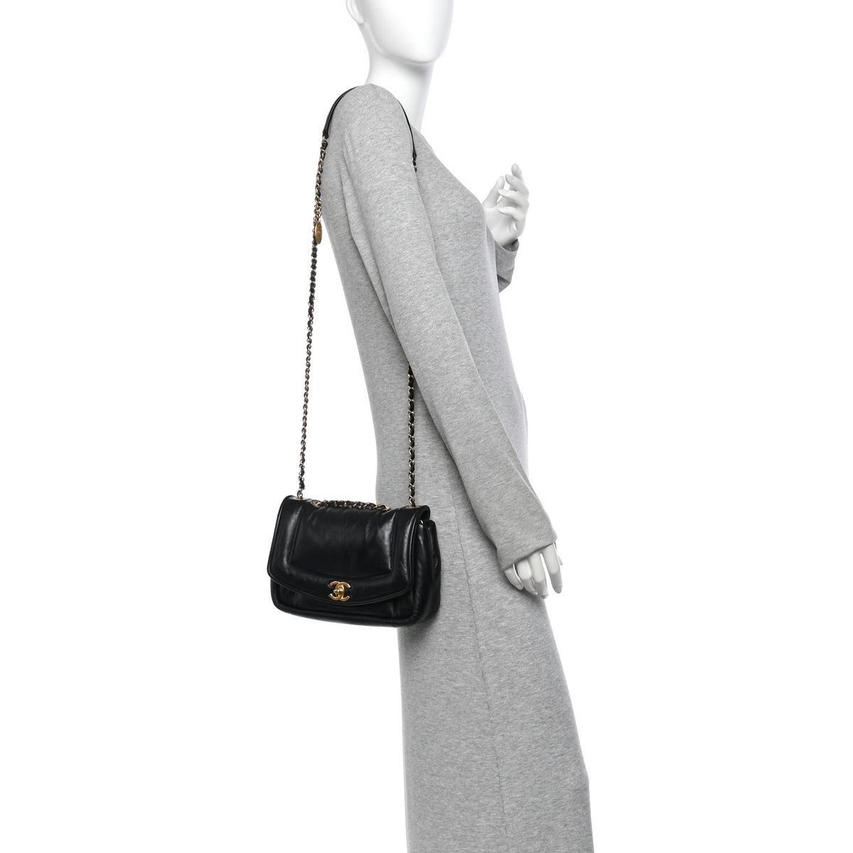 Chanel Lambskin Small Simply Flap Black 2 of 11