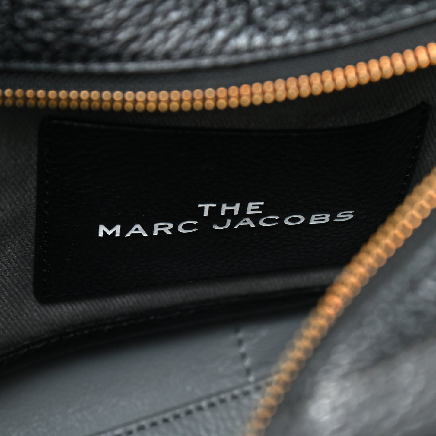 Grained Calfskin Small The Tote Bag Black