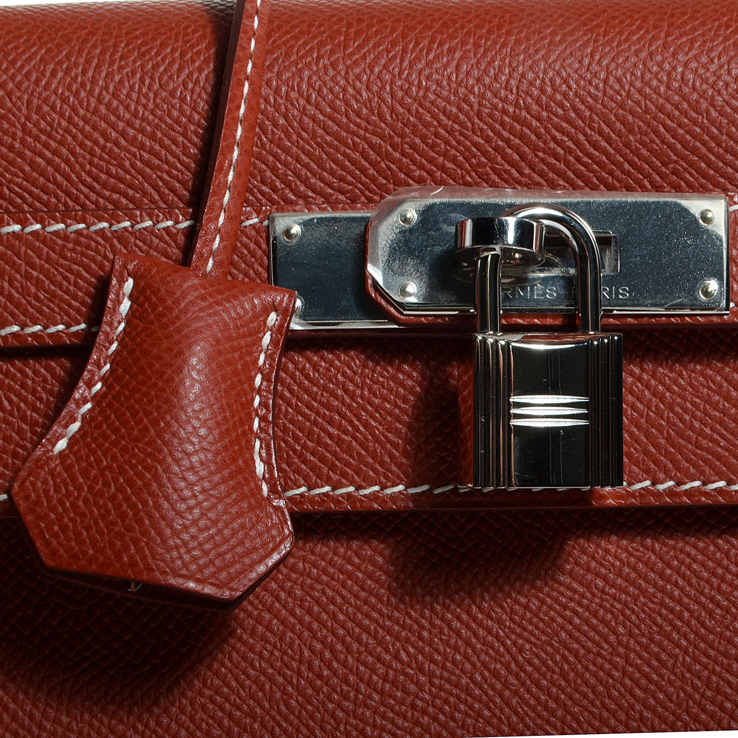 Hermes Epsom Kelly Sellier 32 Brique 12 of 25
