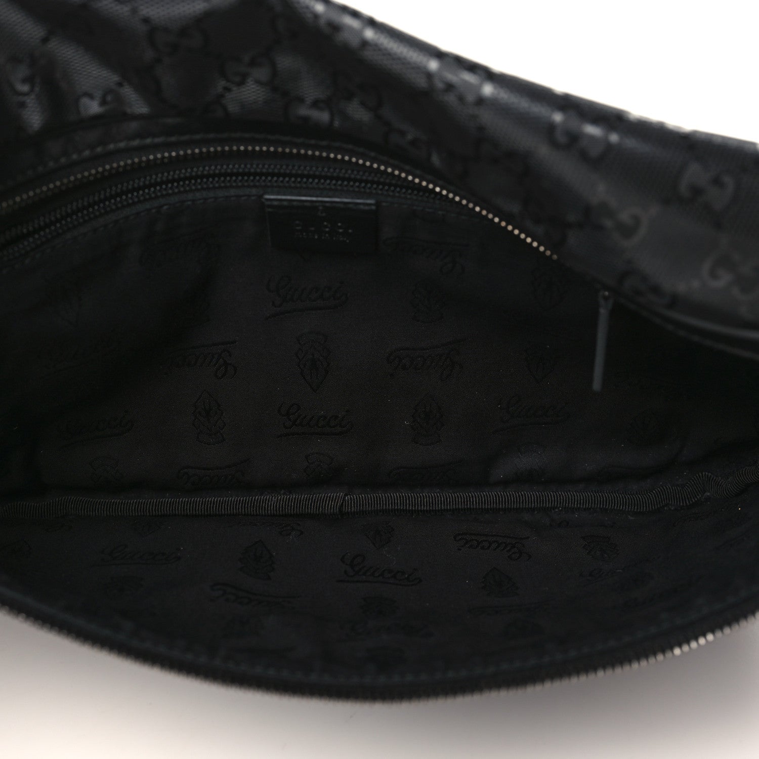 Gucci Imprime Monogram Belt Bag Black 5 of 9