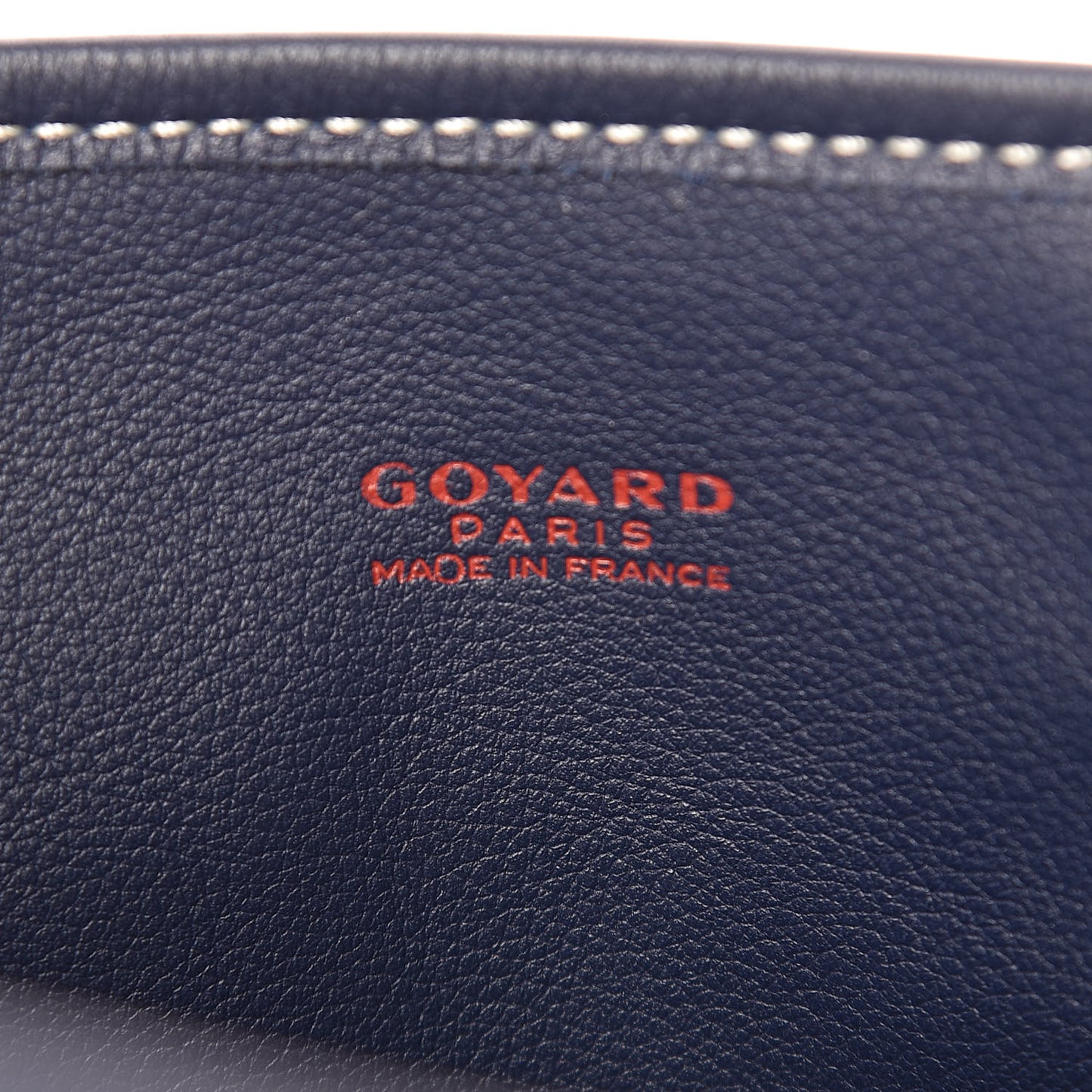 Goyardine Reversible Mini Anjou Navy