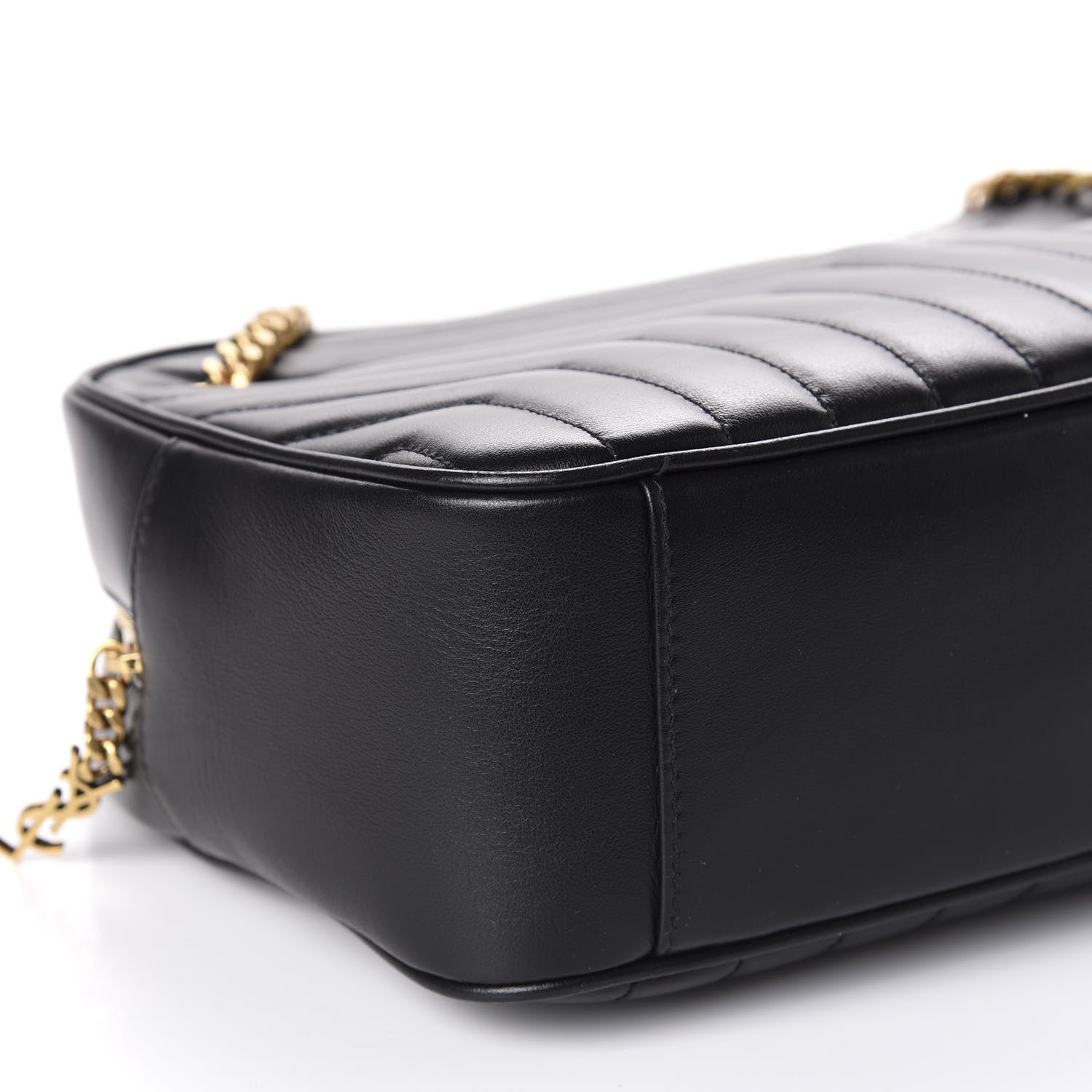 Saint Laurent Calfskin Matelasse Joan Camera Bag Black 6 of 12
