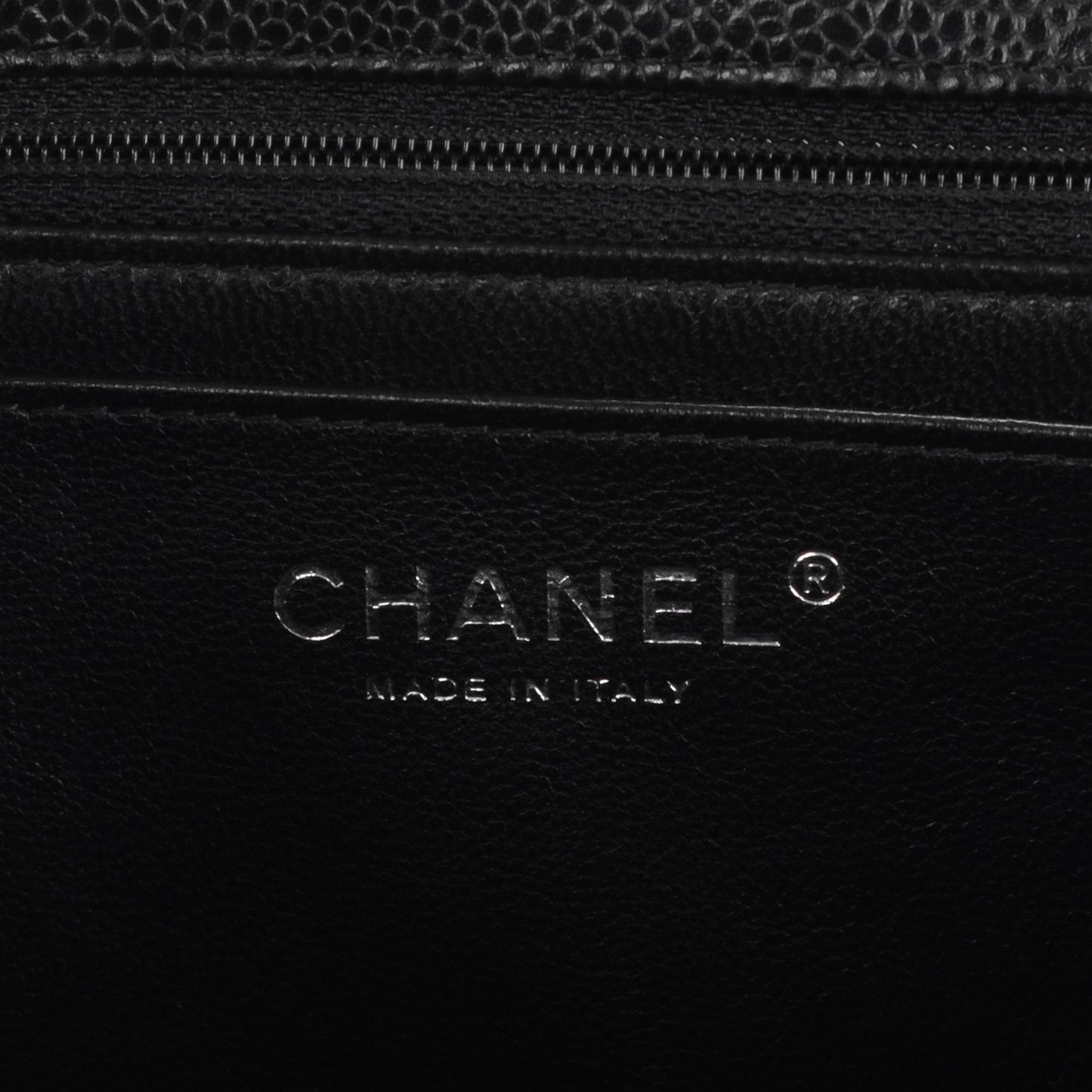 Caviar Quilted Jumbo Single Flap Black