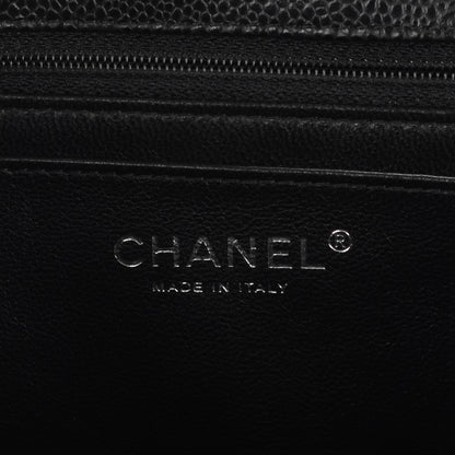 Chanel Caviar Quilted Jumbo Single Flap Black 6 of 7