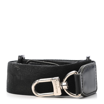 Louis Vuitton Canvas Adjustable Shoulder Strap Black 1 of 4