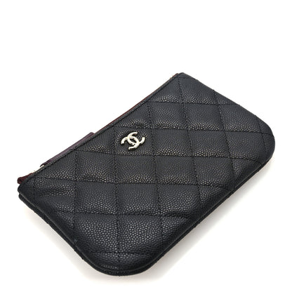 Chanel Caviar Quilted Small Cosmetic Case Black 4 of 9