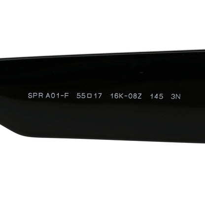 Prada Acetate Pillow Sunglasses SPR A01 Black 5 of 8