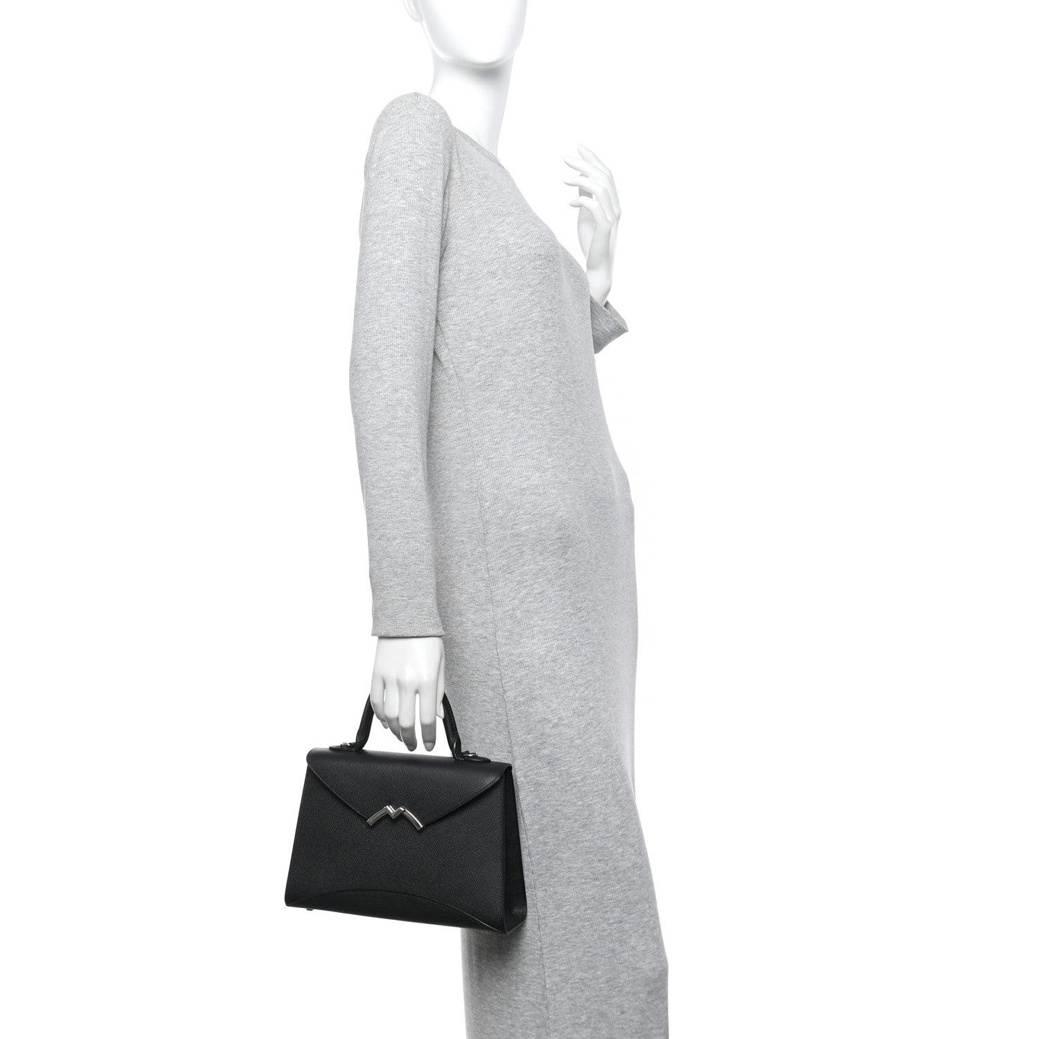 Moynat Carat Calfskin Gabrielle PM Black 2 of 11