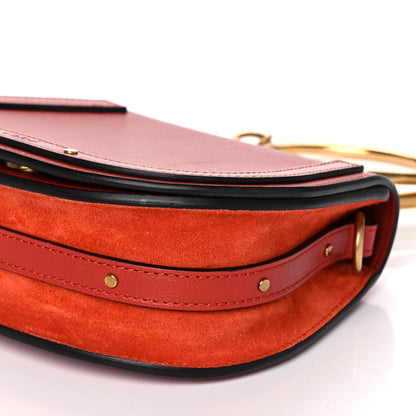 Chloe Calfskin Small Nile Bracelet Bag Earthy Red 10 of 12