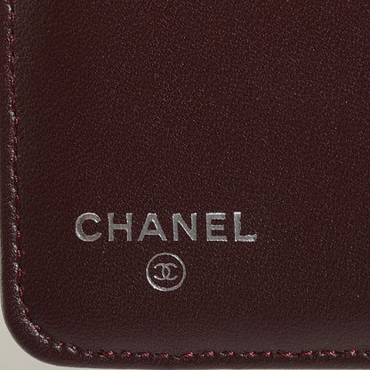 Chanel Lambskin L-Zip Pocket Wallet Black 6 of 12