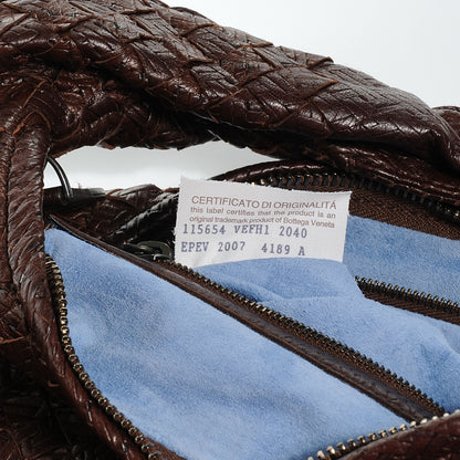 Bottega Veneta Intagli Intrecciato Large Veneta Hobo Ebano 7 of 8
