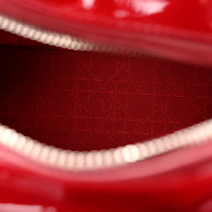 Christian Dior Patent Cannage Medium Lady Dior Red 5 of 10