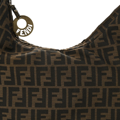 Fendi Zucca Small Chef Hobo Tobacco Moro 7 of 9