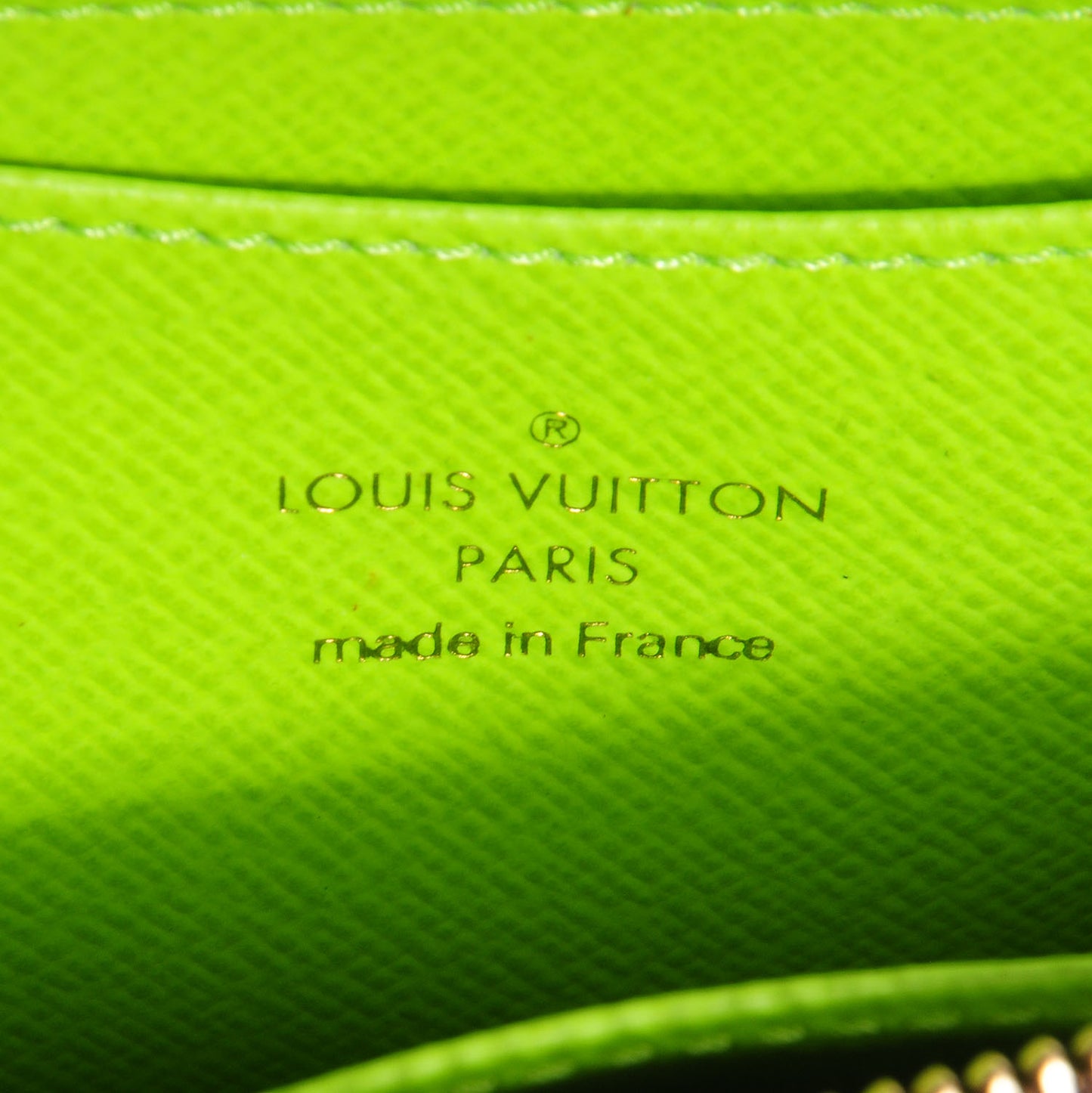 Monogram Graffiti Zippy Coin Purse Wallet Green