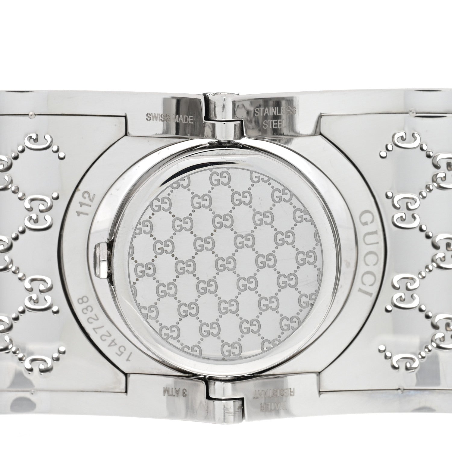 Gucci Stainless Steel Mother of Pearl 33mm Twirl Quartz Watch 4 of 5