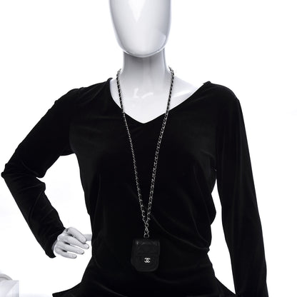 Chanel Caviar Quilted Airpods Case Black 2 of 12