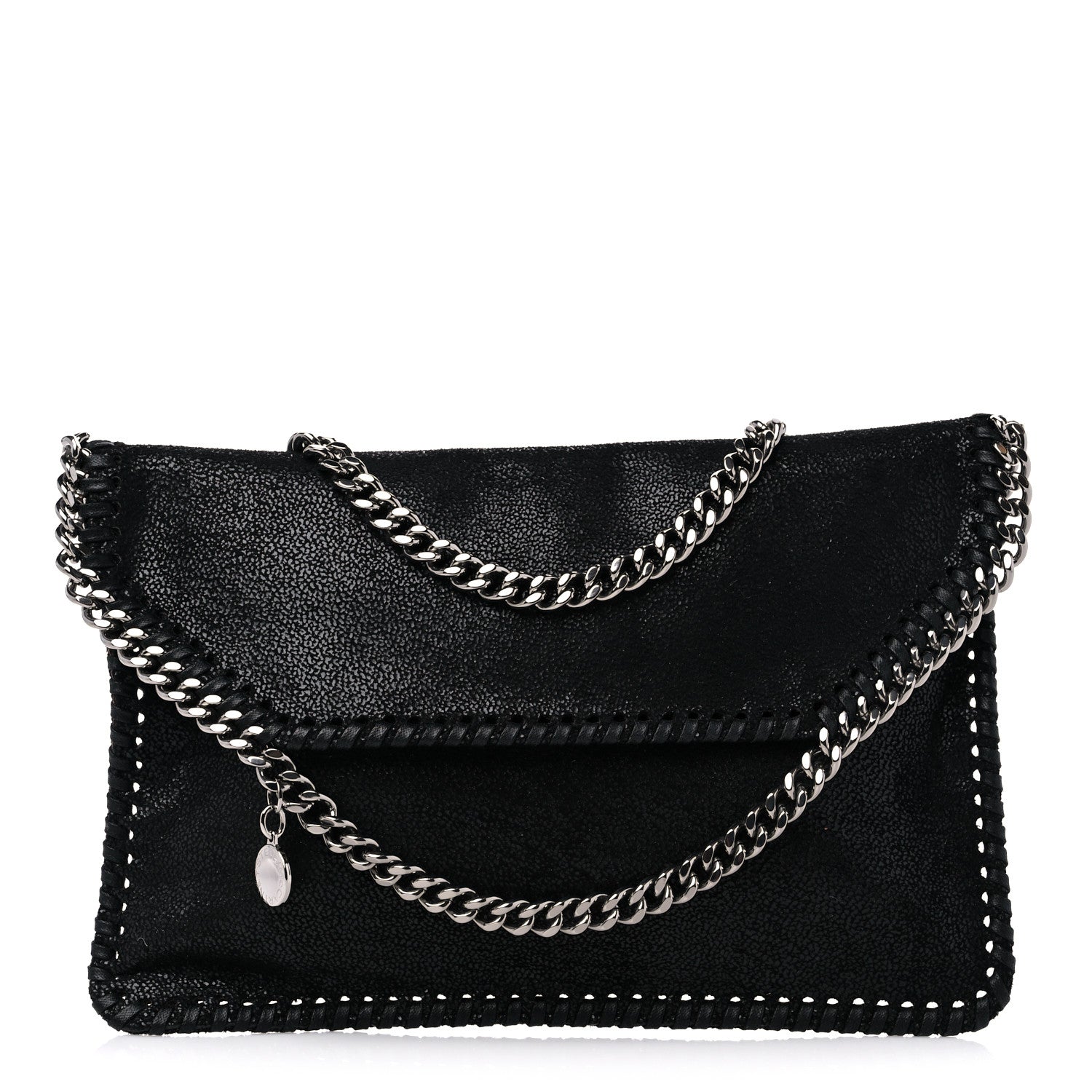 Stella McCartney Shaggy Deer Mini Falabella Shoulder Bag Black 1 of 10