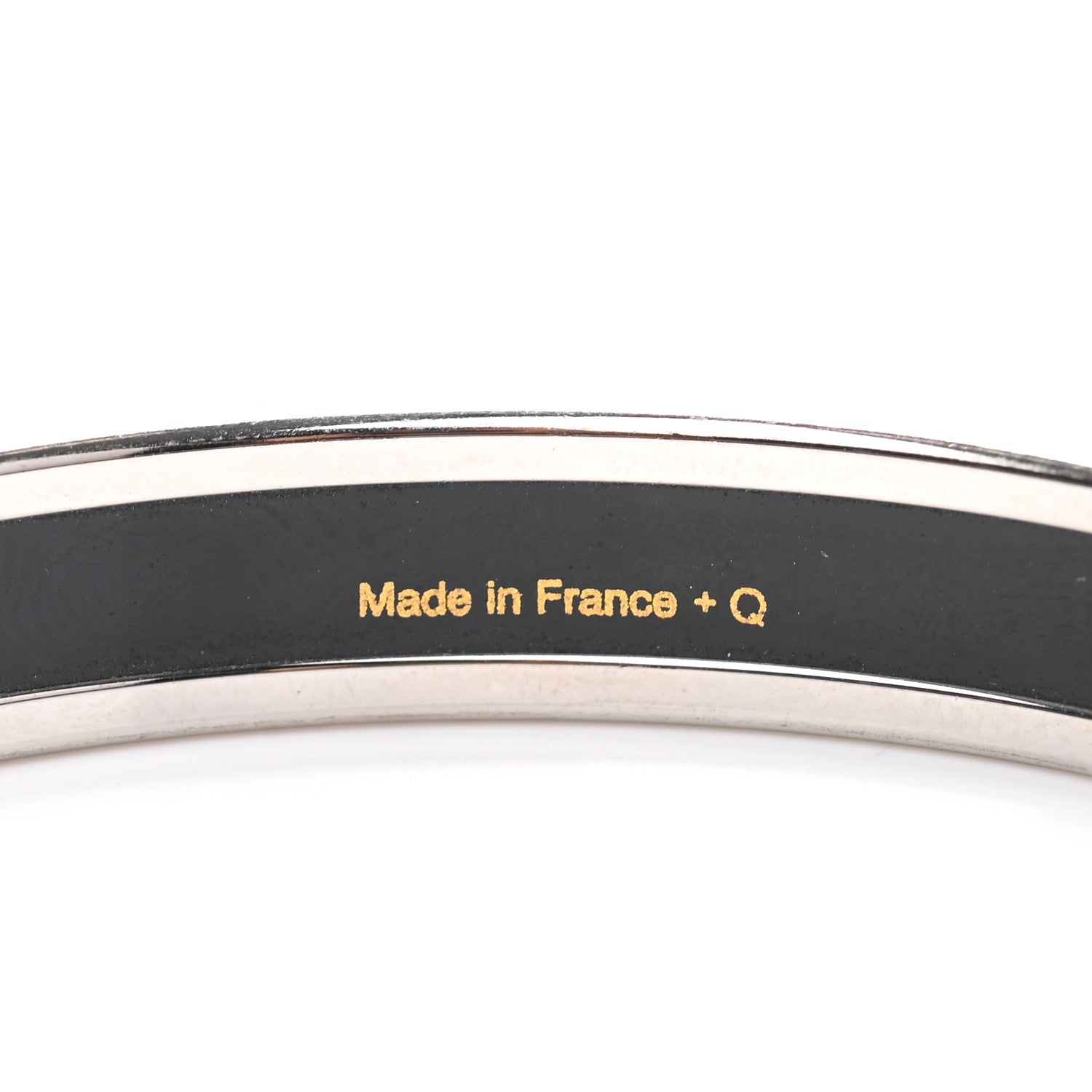 Hermes Enamel Printed Narrow Manufacture De Boucleries Bracelet 65 5 of 5