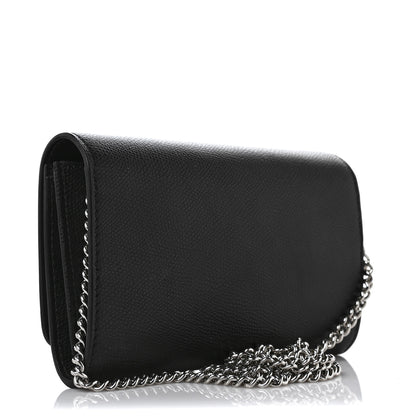 Fendi Vitello Cruise F is Fendi Wallet on Chain Black 3 of 8