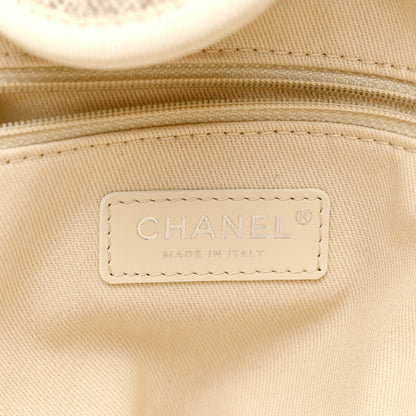 Chanel Mixed Fibers Calfskin Medium Deauville Tote Light Grey 6 of 10