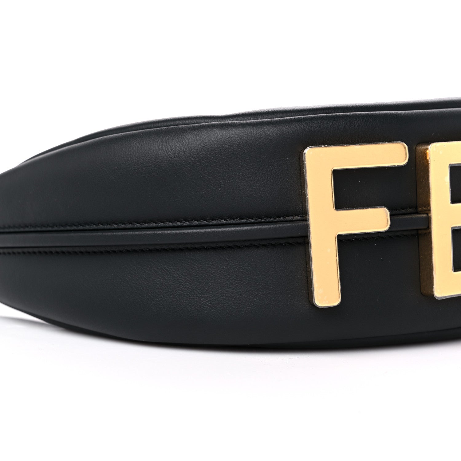 Fendi Vitello Grace Matte Small Fendigraphy Hobo Bag Black 8 of 10