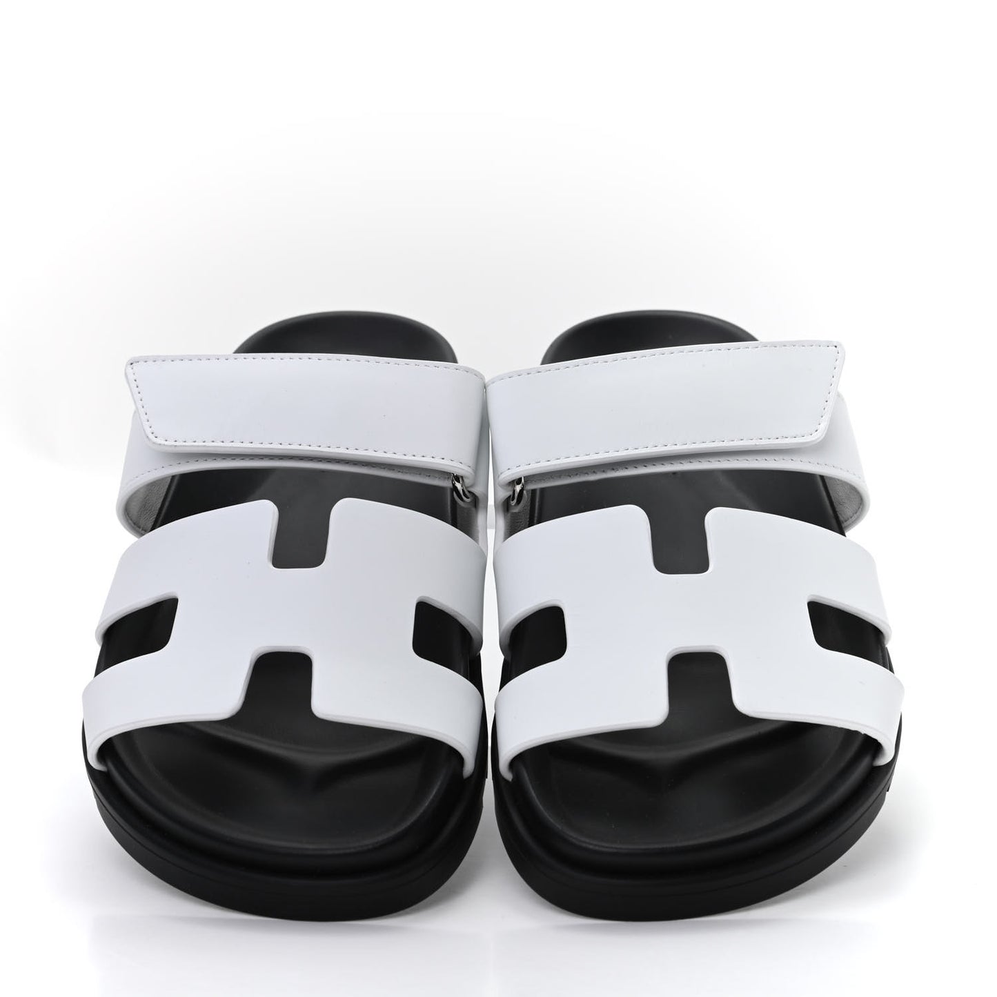 Calfskin Womens Chypre Sandals 36 White