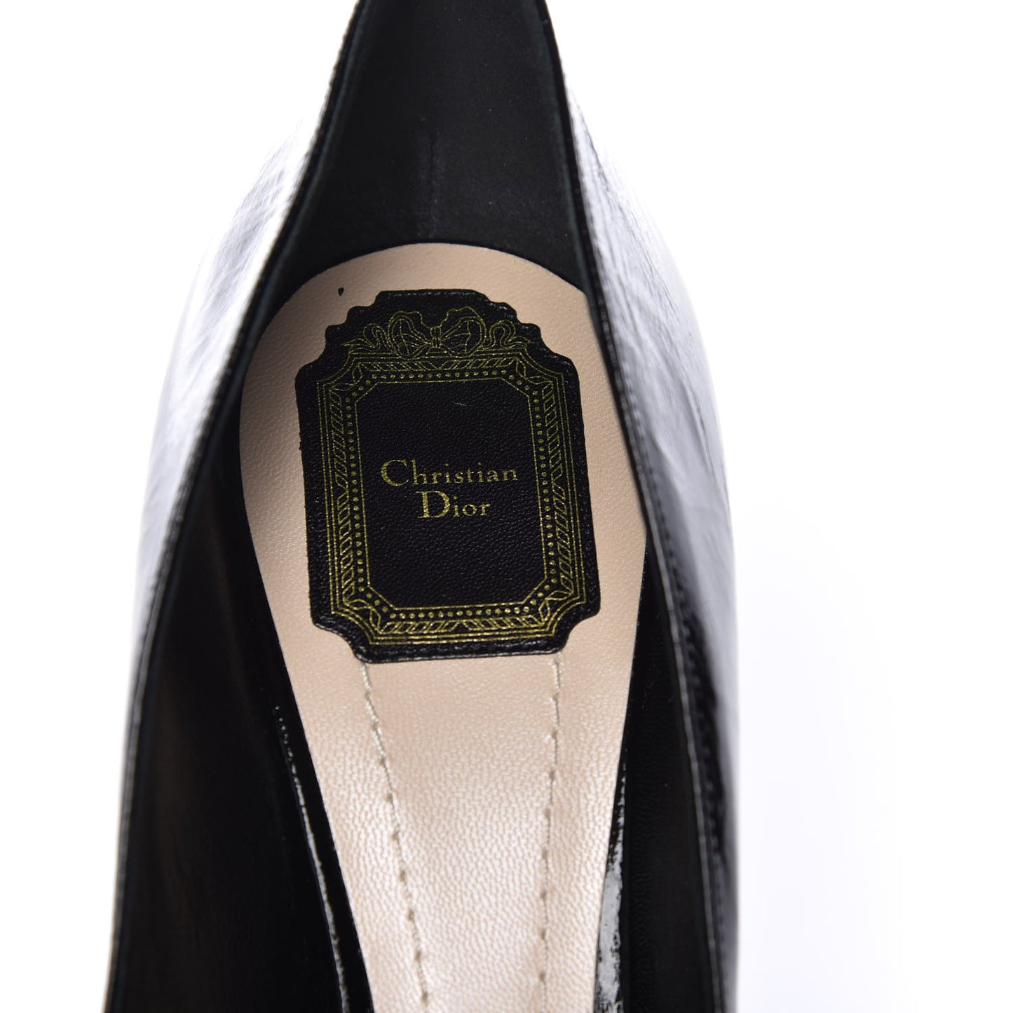 Crinkled Lambskin Songe 100 Pumps 42 Black