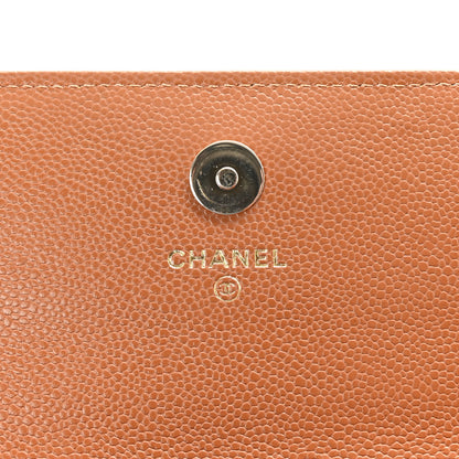 Chanel Caviar Quilted Business Affinity Clutch With Chain Flap Dark Beige 6 of 11