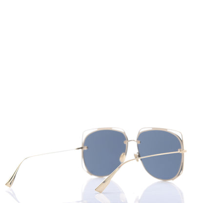 Christian Dior Metal Stellaire 6 Sunglasses Gold Blue 4 of 8